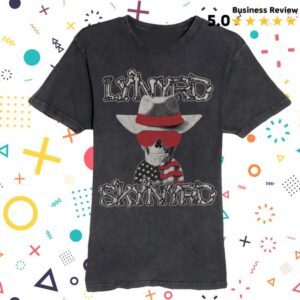 Lynyrd Skynyrd Merch Store Bones Vintage Black Tee