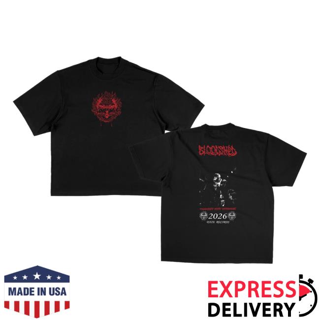 Daze Style Merch Store Bloodshed Skull Shirt 3 Daze Style Merch Store Bloodshed Skull Shirt