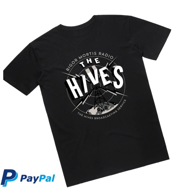 The Hives Store Merch Rigor Mortis Radio T-Shirt 2 The Hives Store Merch Rigor Mortis Radio T-Shirt