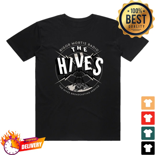 The Hives Store Merch Rigor Mortis Radio T-Shirt 3 The Hives Store Merch Rigor Mortis Radio T-Shirt