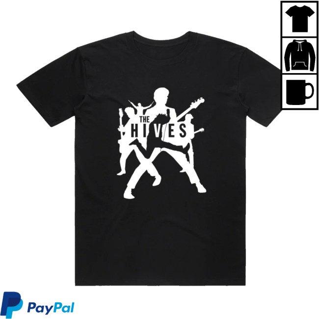 The Hives Store Merch Silhouettes Black T-Shirt 3 The Hives Store Merch Silhouettes Black T-Shirt