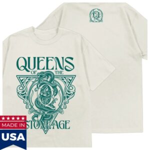 Queens Of The Stone Age Store Merch Snake And Dagger Logo Tee
