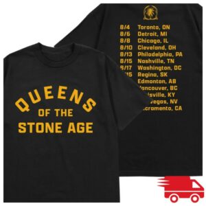 Queens Of The Stone Age Store Merch Logo 2026 Tour Tee