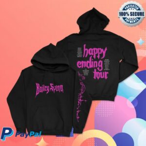 Bailey Rose Spinn Store Merch Happy Ending Tour Hoodie