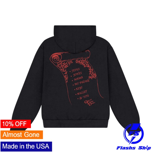 Lainey Wilson Store Merch Phone, Keys, Wallet Black Hoodie X One Of These Days 3 Lainey Wilson Store Merch Phone, Keys, Wallet Black Hoodie X One Of These Days
