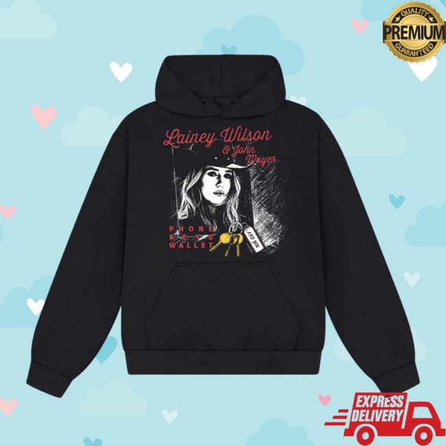 Lainey Wilson Store Merch Phone, Keys, Wallet Black Hoodie X One Of These Days 5 Lainey Wilson Store Merch Phone, Keys, Wallet Black Hoodie X One Of These Days