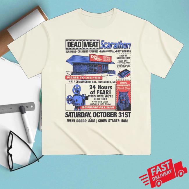 Dead Meat Merch Store Dm X Creep Scarathon Tee 2 Dead Meat Merch Store Dm X Creep Scarathon Tee