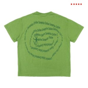 Online Ceramics Store Merch Shooting Star 2 Meadow Green Tee