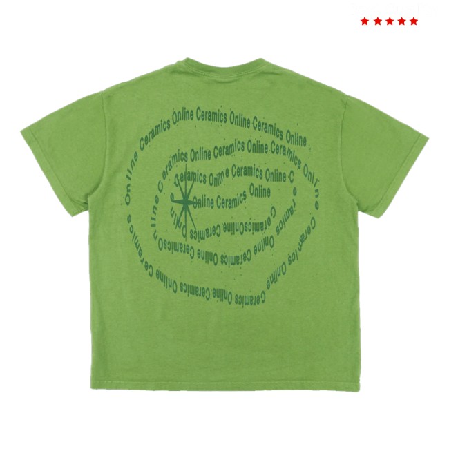 Online Ceramics Store Merch Shooting Star 2 Meadow Green Tee 3 Online Ceramics Store Merch Shooting Star 2 Meadow Green Tee