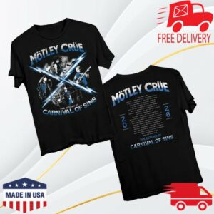 Motley Crue Store Merch The Return Of The Carnival Of Sins Tee