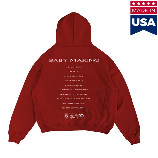 Jacquees Merch Store Baby Making Signature Tracklist Hoodie 4 Jacquees Merch Store Baby Making Signature Tracklist Hoodie