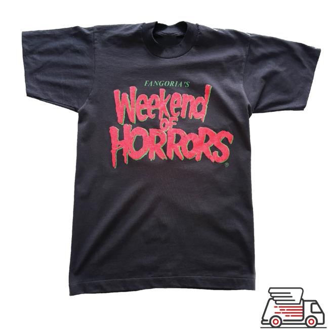 Intramural Shop Merch Fangoria's Weekend Of Horrors T-Shirt 2 Intramural Shop Merch Fangoria's Weekend Of Horrors T-Shirt