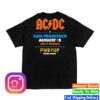 Acdc Merch Store San Francisco Pwr Up Tour T-Shirt 1 Acdc Merch Store San Francisco Pwr Up Tour T-Shirt