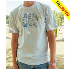 Green Man Festival Merch Store Blue T-Shirt Gm25