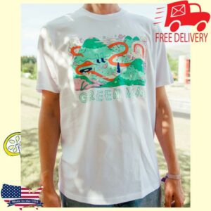 Green Man Festival Merch Store White T-Shirt