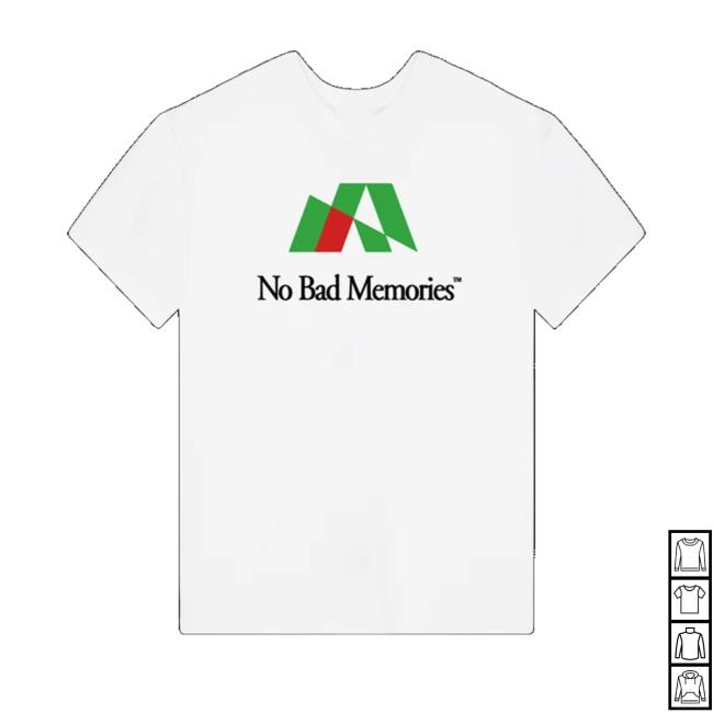 The Avalanches Store Merch No Bad Memories White T-Shirt 2 The Avalanches Store Merch No Bad Memories White T-Shirt