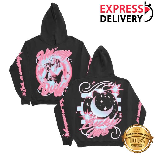 Hilary Duff Merch Store Airbrush Hoodie 5 Hilary Duff Merch Store Airbrush Hoodie
