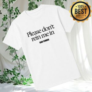 Sam Fender Store Merch Rein Me In White T-Shirt