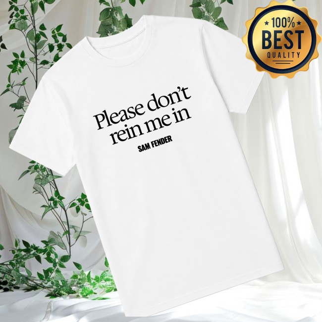 Sam Fender Store Merch Rein Me In White T-Shirt 2 Sam Fender Store Merch Rein Me In White T-Shirt