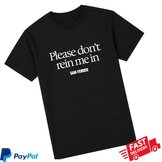 Sam Fender Store Merch Rein Me In Black T-Shirt 2 Sam Fender Store Merch Rein Me In Black T-Shirt