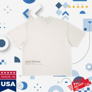 Jack Harlow Merch Store Jack Harlow Monica Tour Illustration Tee