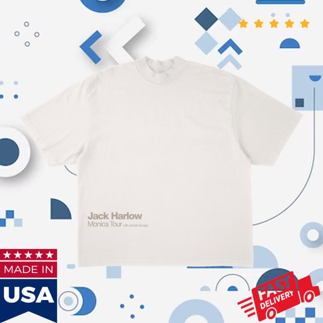Jack Harlow Merch Store Jack Harlow Monica Tour Illustration Tee
