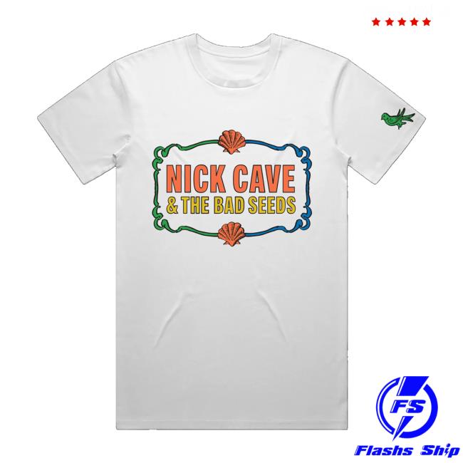 Nick Cave Merch Store Preston Park Brighton White T-Shirt 3 Nick Cave Merch Store Preston Park Brighton White T-Shirt
