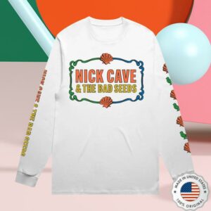 Nick Cave Merch Store Preston Park, Brighton White Long Sleeve T-Shirt
