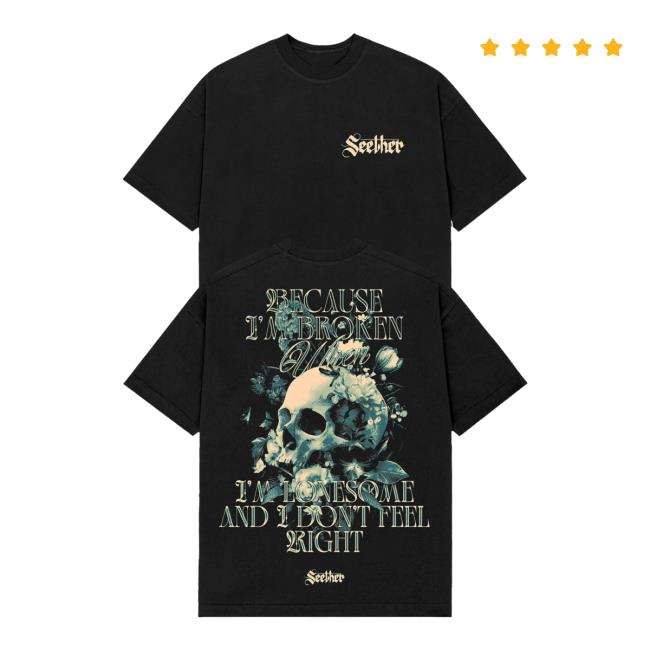 Seether Merch Store Broken Tee 5 Seether Merch Store Broken Tee