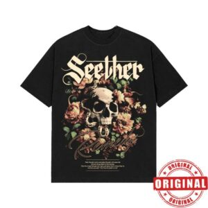 Seether Merch Store Remedy Rose Tee