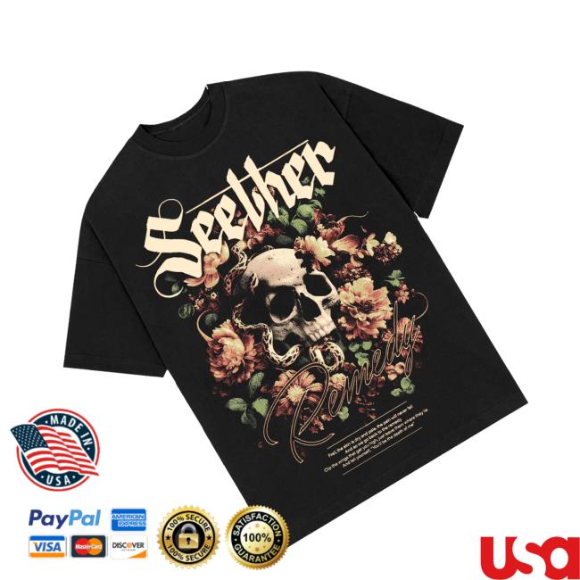 Seether Merch Store Remedy Rose Tee 4 Seether Merch Store Remedy Rose Tee