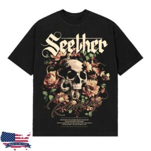 Seether Shop Merch Remedy Rose Tee