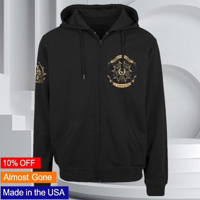 Sabaton Store Merch I, Emperor Zip Hoodie 5 Sabaton Store Merch I, Emperor Zip Hoodie