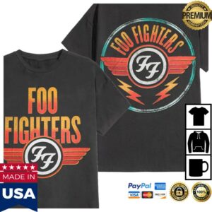 Impericon Store Merch Foo Fighters Wings Charcoal – T-Shirt