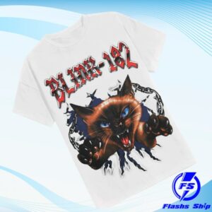 Impericon Store Merch Blink 182 Cheshire Cat White – T-Shirt