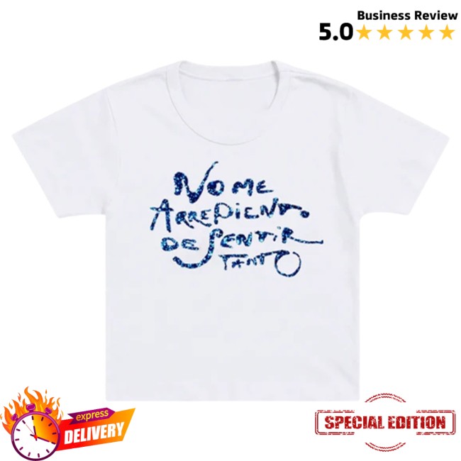 Karol G Store Merch No Me Arrepiento De Sentir Tanto Baby Tee 3 Karol G Store Merch No Me Arrepiento De Sentir Tanto Baby Tee