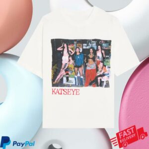 Bershka Merch Store Katseye Oversize Print T-Shirt