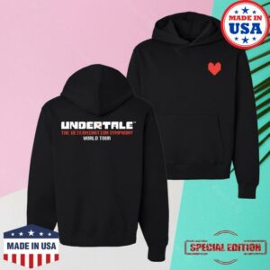 Undertale Symphony Shop Merch Undertale World Tour Hoodie