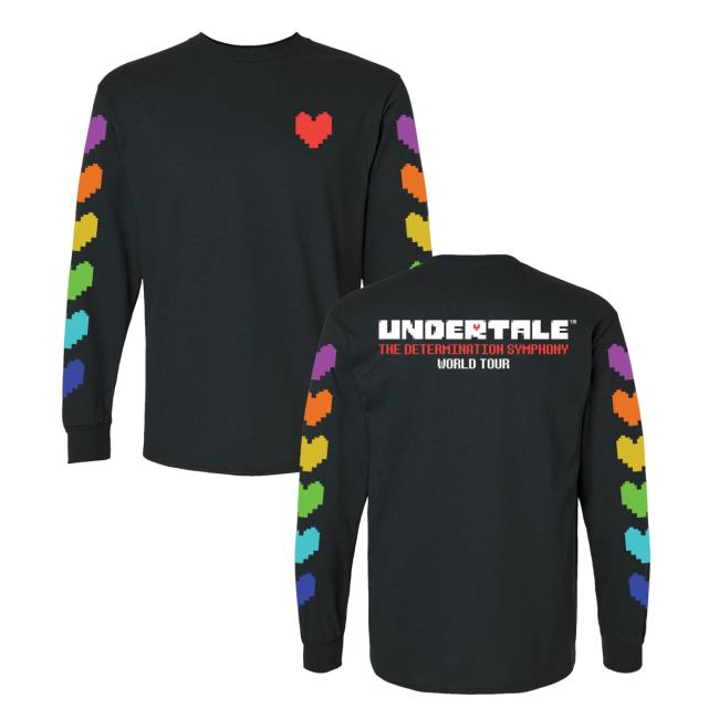 Undertale Symphony Shop Merch Undertale World Tour Long Sleeve Tee Shirts 3 Undertale Symphony Shop Merch Undertale World Tour Long Sleeve Tee Shirts