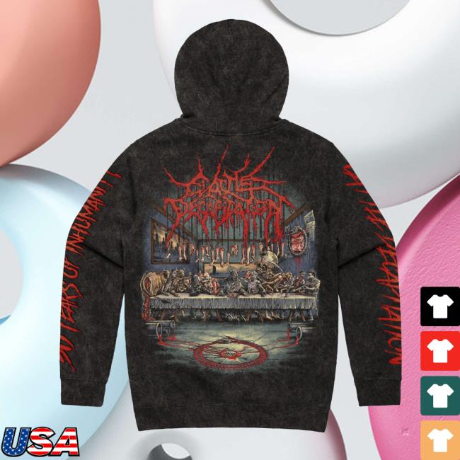 Cattle Decapitation Merch Store The Blast Supper Pullover Hoodie 4 Cattle Decapitation Merch Store The Blast Supper Pullover Hoodie