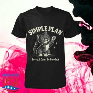 Simple Plan Store Merch Cat T-Shirt