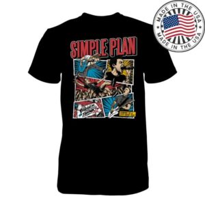Simple Plan Store Merch Comic Book T-Shirt