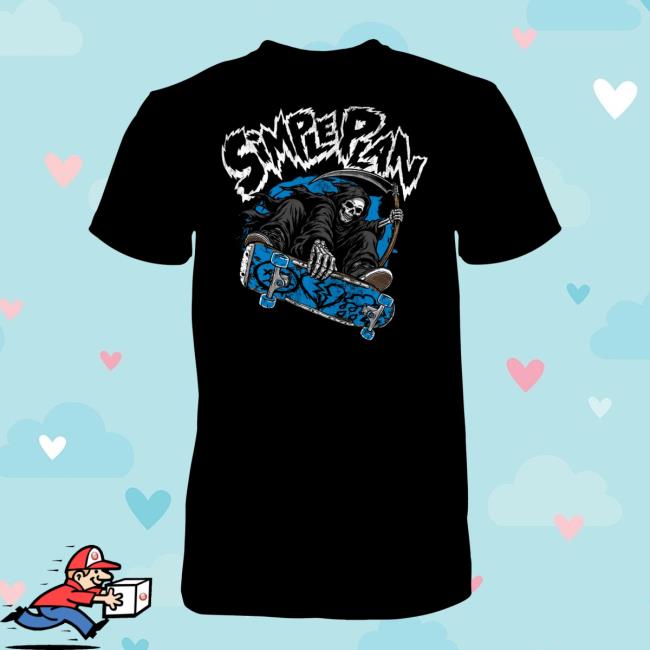 Simple Plan Store Merch Reaper T-Shirt 2 Simple Plan Store Merch Reaper T-Shirt