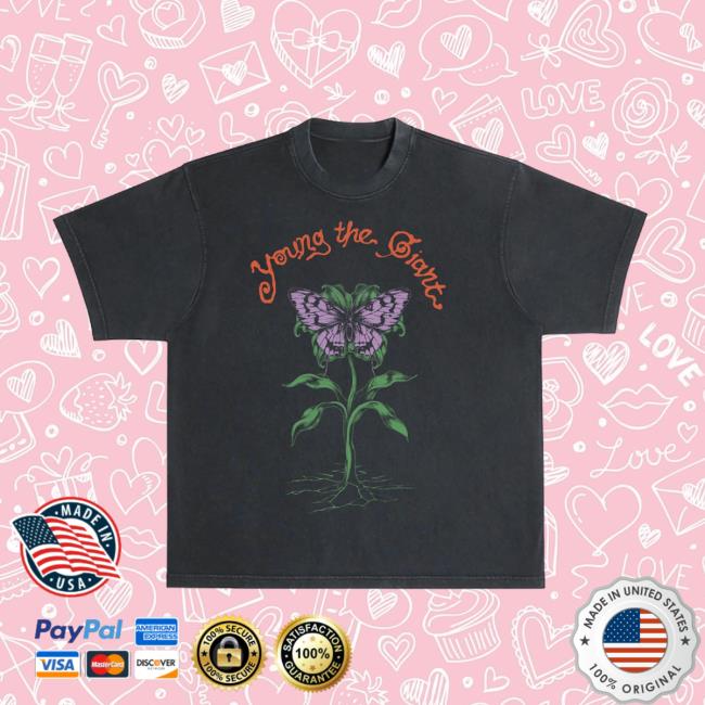 Young The Giant Store Merch Flower Tour Tee 3 Young The Giant Store Merch Flower Tour Tee