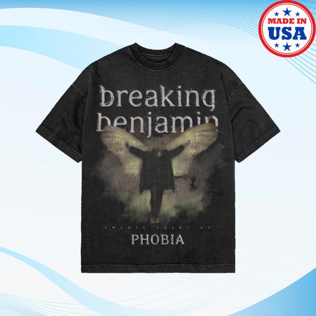 Breaking Benjamin Merch Store Phobia Album Tee 3 Breaking Benjamin Merch Store Phobia Album Tee