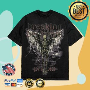 Breaking Benjamin Merch Store Phobia Track List Tee