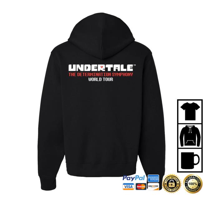 Undertale Symphony Merch Store Undertale World Tour Hoodie 4 Undertale Symphony Merch Store Undertale World Tour Hoodie