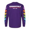 Undertale Symphony Merch Store Undertale World Tour Long Sleeve Tee Shirt (Purple)
