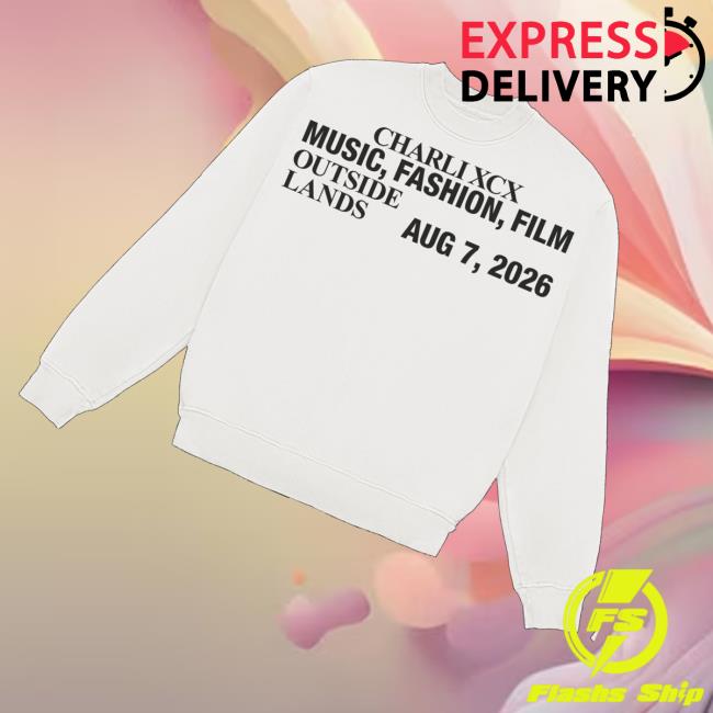 Charli Xcx Merch Store Music Fashion Film Outside Lands Crewneck 3 Charli Xcx Merch Store Music Fashion Film Outside Lands Crewneck