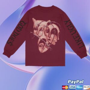Jid Store Merch Gdlu Burgundy Long Sleeve